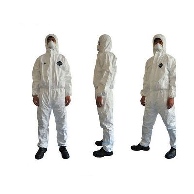 Vestito chimico pieno respirabile di plastica della classe B di Hazmat della tuta
