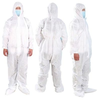 Vestiti di plastica eliminabili del vestiario di protezione di isolamento medico per protezione