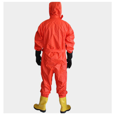 Vestito acido unito di sicurezza chimica del PVC di XL di estinzione di incendio