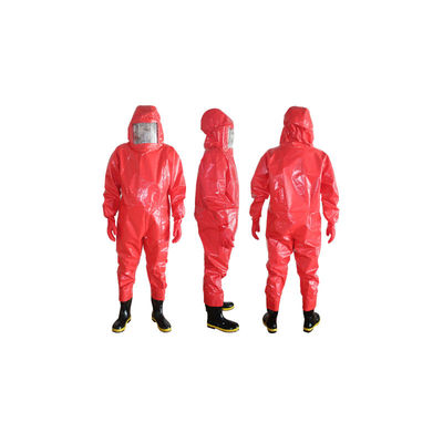 Vestito acido unito di sicurezza chimica del PVC di XL di estinzione di incendio