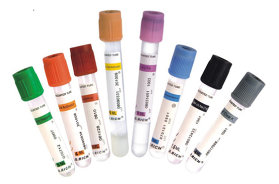 Bottiglia del campione di sangue coagulata metropolitana dell'anticoagulante degli ed del fluoruro di sodio della prova dell'eparina