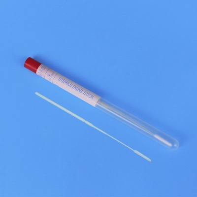 Stick Nasale in plastica Stick Nylon floccato per gola medica Tampone sterile monouso